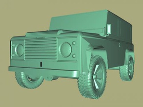 land rover defender libre modelo 3d - descargar archivo stl Los juguetes De la maquinaria antiguo conocido fabricante de 3d print model - Mito3D