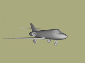 learjet 75 livre modelo 3d - baixar arquivo obj Brinquedos De máquinas produtos subsidiária bombardier aerospace 3d print model - Mito3D