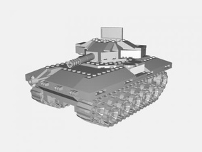 lego bulldog tank toys machinery 3d print model - Mito3D