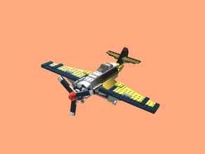 lego aereo gratuita modello 3d - scaricare il file obj I giocattoli Macchine giocattolo categoria fai da te 3d print model - Mito3D