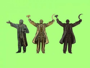 lénine statue obj art sculpture 3d print model - Mito3D