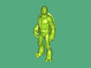 leonardo chill pose libre modelo 3d - descargar archivo stl Los juguetes dibujos animados sonriendo teenage mutant ninja turtles 3d print model - Mito3D