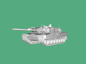 leopard 2a6 toys machinery 3d print model - Mito3D