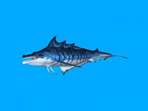 leviatano gratuita modello 3d - scaricare il file obj I giocattoli Animali mistico pesce gigante 3d print model - Mito3D