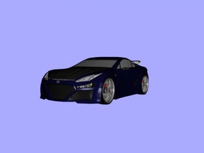 lexus lfa free 3d model - download obj file Toys Machinery supercar released 500 copies only individual orders 3d print model - Mito3D