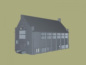 Bibliothek Kostenlose 3d-Modell - download-stl-Datei Kunst Architektur Gebäude der alten stl-Datei 3d print model - Mito3D