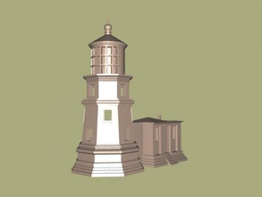 lighthouse art architecture 3d print model - Mito3D