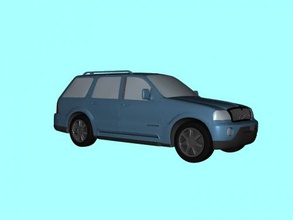 lincoln aviator free 3d model - download obj file Toys Machinery luxury sport-utility vehicle 3d print model - Mito3D