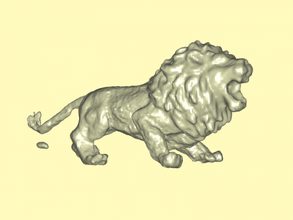 lion toys animals 3d print model - Mito3D