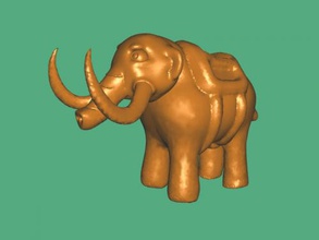 küçük mamut ücretsiz 3d model download stl dosyası Oyuncaklar Hayvanlar güzel çocuk oyuncak dosya 3d print model - Mito3D