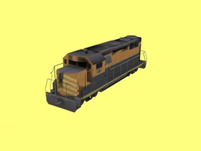 locomotive obj jouets machinerie 3d print model - Mito3D