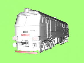 lokomotif m62 obj oyuncaklar makine 3d print model - Mito3D