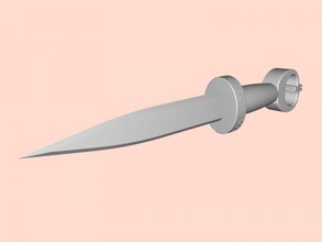 loki dagger toys weapon 3d print model - Mito3D