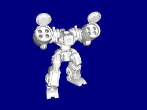 arqueiro de higiene modelo 3d - download arquivo stl Brinquedos Jogos robô mísseis mechwarrior 3d print model - Mito3D