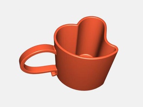 love cup home kitchen 3d print model - Mito3D