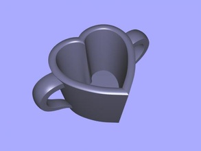 l'amour tasse accueil maison cuisine 3d print model - Mito3D