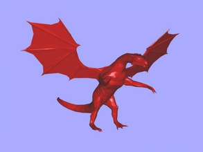 low poly dragon free 3d model - download stl file Toys Animals quality 3d print model - Mito3D