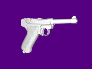 luger toys weapon 3d print model - Mito3D