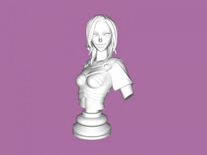 lux bust toys games 3d print model - Mito3D