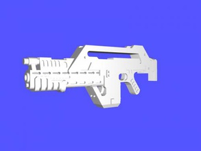m41a pulse rifle toys weapon 3d print model - Mito3D