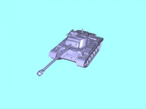 m46 patton free 3d model - download stl file Toys Machinery improved version m26 pershing 3d print model - Mito3D