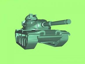 m60 free 3d model - download stl file Toys Machinery american medium tank 1960 3d print model - Mito3D