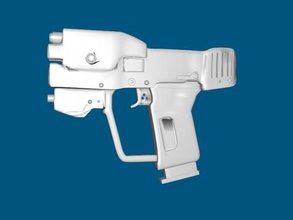 m6g Kostenlose 3d-Modell - download obj-Datei Spielzeug Waffe Pistole Spiel halo 3d print model - Mito3D