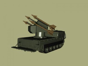 m730a1 Kostenlose 3d-Modell - download obj-Datei Spielzeug Maschinen amerikanische selbstfahrende Boden-Luft-Raketen-system 3d print model - Mito3D