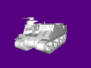 m7 priest Kostenlose 3d-Modell - download-stl-Datei Spielzeug Spiele us-Artillerie-Welt-tanks stl-Datei 3d print model - Mito3D