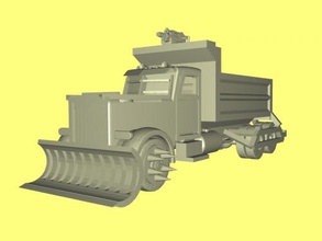 mad max truck free 3d model - download stl file Toys Machinery armored popular movie 3d print model - Mito3D