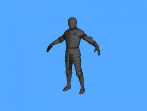 male knight free 3d model - download obj file Toys People medieval noble warrior 3d print model - Mito3D