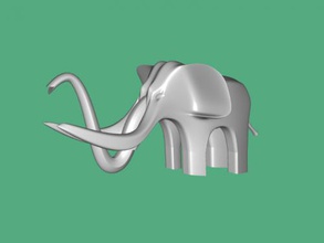 Mammut-Spielzeug Kostenlose 3d-Modell - download-stl-Datei Spielzeug Tiere ausgestorbene Tier stl-Datei 3d print model - Mito3D