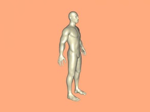 man body obj toys people 3d print model - Mito3D