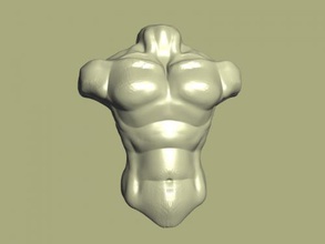 man body free 3d model - download stl file Art Sculpture sculpture-torso athlete 3d print model - Mito3D
