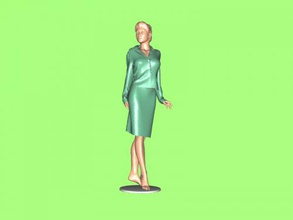 mannequin business woman obj toys people 3d print model - Mito3D