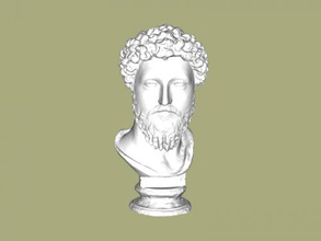 marcus aurelius bust free 3d model - download stl file Art Sculpture roman emperor 3d print model - Mito3D