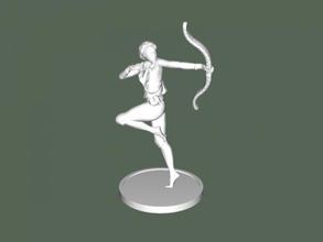 mark archer free 3d model - download stl file Toys People slender girl bow 3d print model - Mito3D
