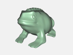 marsh frog free 3d model - download stl file Toys Animals big green 3d print model - Mito3D