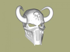 mask horns fashion accessories 3d print model - Mito3D
