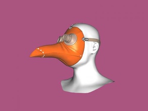 maskeli balo maske obj moda süsler 3d print model - Mito3D
