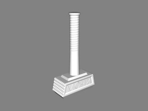 meat hammer free 3d model - download stl file Home Kitchen beating 3d print model - Mito3D