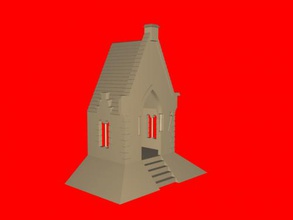 edificio medievale gratuita modello 3d - scaricare il file stl Art La scultura paesaggio giochi da tavolo 3d print model - Mito3D