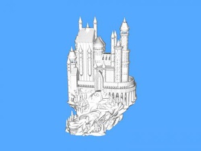 medieval cae art architecture 3d print model - Mito3D