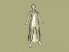 medieval girl free 3d model - download obj file Toys People girl-knight 3d print model - Mito3D