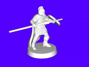 medieval warrior toys people 3d print model - Mito3D
