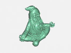 meditating gnome toys cartoons 3d print model - Mito3D