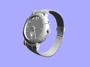 men ' s watch Kostenlose 3d-Modell - download obj-Datei Mode Zubehör detailliertes Modell stilvolle Uhren 3d print model - Mito3D