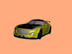 mercedes-amg gratuita modello 3d - scaricare il file obj I giocattoli Macchine potente vettura sportiva 3d print model - Mito3D