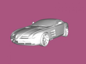 mercedes slr free 3d model - download stl file Toys Machinery predatory sportscar german automaker 3d print model - Mito3D
