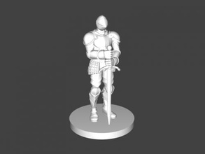 metal knight toys people 3d print model - Mito3D